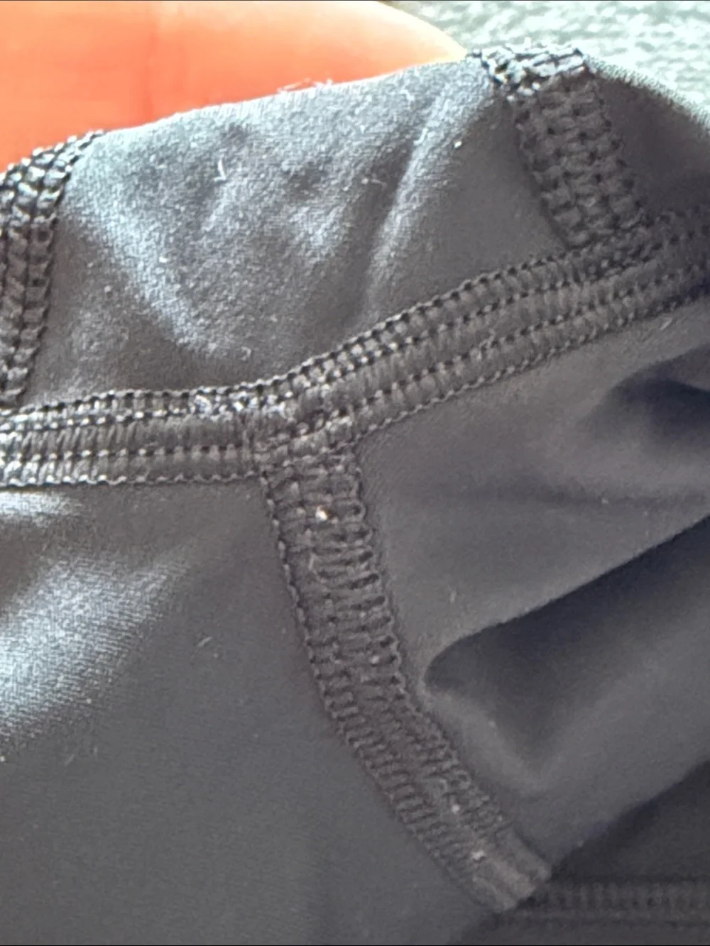 lululemon athletica fast and free Black High-Rise Leggings with reflective leg 6